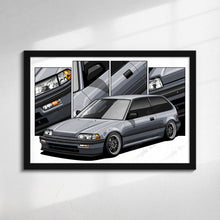 Load image into Gallery viewer, Honda Civic 04th Gen Hatchback 1990-1991 EF Facelift #112-#120