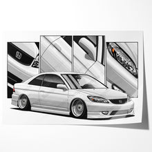 Load image into Gallery viewer, Honda Civic 07th Gen Coupe 2004 2005 Facelift #093 - #101