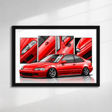 Load image into Gallery viewer, Honda Civic 05th Gen Coupe 1992 - 1995 EJ #211 - #219