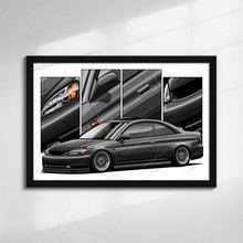 Load image into Gallery viewer, Honda Civic 07th Gen Coupe 2001 - 2003 Pre-face #055 - #063