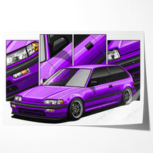 Load image into Gallery viewer, Honda Civic 04th Gen Hatchback 1990-1991 EF Facelift #112-#120