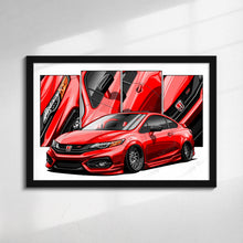 Load image into Gallery viewer, Honda Civic 09th Gen Coupe 2013 - 2015 Facelift #139 - #147