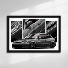 Load image into Gallery viewer, Honda Civic 06th Gen Hatchback 1996 - 2000 EK #454 - #462