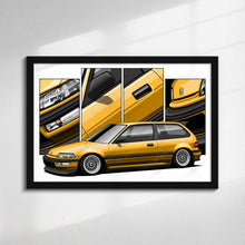 Load image into Gallery viewer, Honda Civic 04th Gen Hatchback 1988-1989 EF Pre-face #481-#489