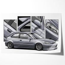 Load image into Gallery viewer, Honda Civic 06th Gen Hatchback 1999 - 2000 EK #193 - #201