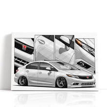 Load image into Gallery viewer, Honda Civic 09th Gen Sedan 2012 Pre-face SI #544- #552