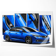 Load image into Gallery viewer, Honda Civic 09th Gen Sedan 2013 - 2015 Facelift #084 - #092