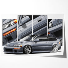 Load image into Gallery viewer, Honda CRX 2nd Gen 1988 - 1991 Mugen #121 - #129