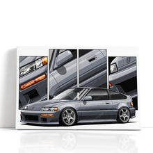 Load image into Gallery viewer, Honda CRX 2nd Gen 1988 - 1991 Mugen #121 - #129