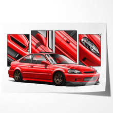 Load image into Gallery viewer, Honda Civic 06th Gen Coupe 1996 - 2000 EM #202 - #210