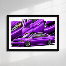 Load image into Gallery viewer, Honda Civic 07th Gen Coupe 2001 - 2003 Pre-face #055 - #063