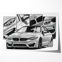 Load image into Gallery viewer, BMW 3 Series M3 F80 #344 - #352