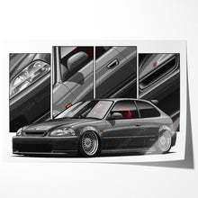 Load image into Gallery viewer, Honda Civic 06th Gen Hatchback 1996 - 2000 EK #463 - #471
