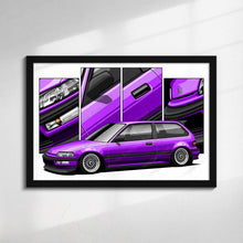 Load image into Gallery viewer, Honda Civic 04th Gen Hatchback 1988-1989 EF Pre-face #481-#489
