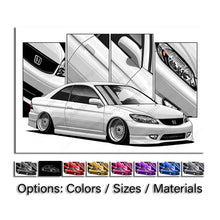 Load image into Gallery viewer, Honda Civic 07th Gen Coupe 2004 2005 Facelift #093 - #101