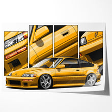 Load image into Gallery viewer, Honda CRX 2nd Gen 1988 - 1991 Mugen #121 - #129