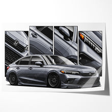 Load image into Gallery viewer, Honda Civic 11th Gen Sedan 2022 - 2024 Pre-face SI #490 - #498