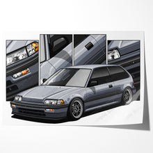Load image into Gallery viewer, Honda Civic 04th Gen Hatchback 1990-1991 EF Facelift #112-#120