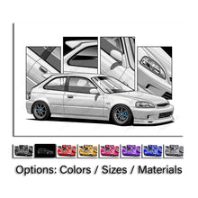 Load image into Gallery viewer, Honda Civic 06th Gen Hatchback 1999 - 2000 EK #193 - #201
