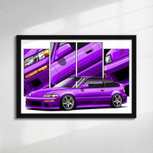Load image into Gallery viewer, Honda CRX 2nd Gen 1988 - 1991 Mugen #121 - #129