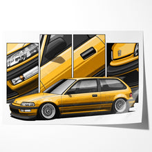 Load image into Gallery viewer, Honda Civic 04th Gen Hatchback 1988-1989 EF Pre-face #481-#489