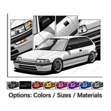 Load image into Gallery viewer, Honda Civic 04th Gen Hatchback 1990-1991 EF Facelift #112-#120