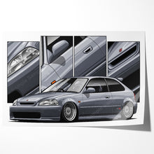 Load image into Gallery viewer, Honda Civic 06th Gen Hatchback 1996 - 2000 EK #463 - #471