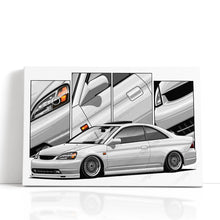 Load image into Gallery viewer, Honda Civic 07th Gen Coupe 2001 - 2003 Pre-face #055 - #063