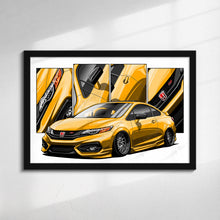 Load image into Gallery viewer, Honda Civic 09th Gen Coupe 2013 - 2015 Facelift #139 - #147