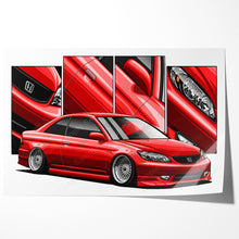Load image into Gallery viewer, Honda Civic 07th Gen Coupe 2004 2005 Facelift #093 - #101