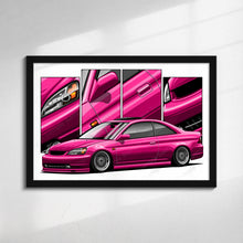 Load image into Gallery viewer, Honda Civic 07th Gen Coupe 2001 - 2003 Pre-face #055 - #063
