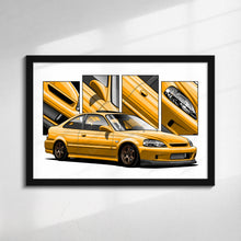 Load image into Gallery viewer, Honda Civic 06th Gen Coupe 1996 - 2000 EM #202 - #210