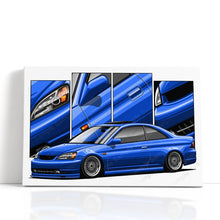Load image into Gallery viewer, Honda Civic 07th Gen Coupe 2001 - 2003 Pre-face #055 - #063