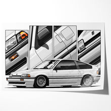 Load image into Gallery viewer, Honda CRX 1st Gen 1984 - 1987 #037 - #045