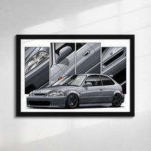 Load image into Gallery viewer, Honda Civic 06th Gen Hatchback 1996 - 2000 EK #454 - #462