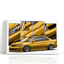 Load image into Gallery viewer, Honda Civic 07th Gen Coupe 2001 - 2003 Pre-face #055 - #063