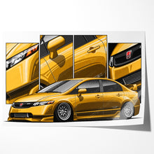 Load image into Gallery viewer, Honda Civic 08th Gen Sedan 2006 - 2008 SI #517 - #525