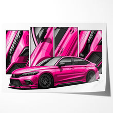 Load image into Gallery viewer, Honda Civic 11th Gen Sedan 2022 - 2024 Pre-face SI #301 - #309