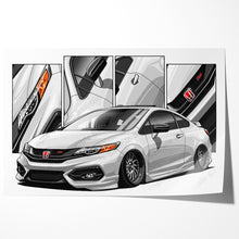 Load image into Gallery viewer, Honda Civic 09th Gen Coupe 2013 - 2015 Facelift #139 - #147
