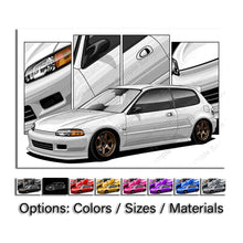 Load image into Gallery viewer, Honda Civic 05th Gen Hatchback 1992 - 1995 EG #310 - #318