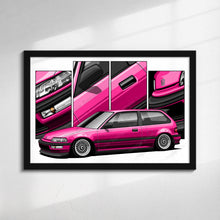 Load image into Gallery viewer, Honda Civic 04th Gen Hatchback 1988-1989 EF Pre-face #481-#489