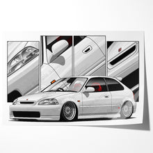 Load image into Gallery viewer, Honda Civic 06th Gen Hatchback 1996 - 2000 EK #463 - #471
