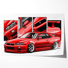 Load image into Gallery viewer, Nissan Skyline GTR R34 #226- #234