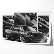 Load image into Gallery viewer, Nissan Skyline GTR R34 #019 - #027
