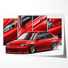 Load image into Gallery viewer, Honda Civic 07th Gen Sedan 2001 - 2003 Pre-face #064 - #072