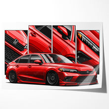 Load image into Gallery viewer, Honda Civic 11th Gen Sedan 2022 - 2024 Pre-face SI #490 - #498