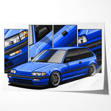 Load image into Gallery viewer, Honda Civic 04th Gen Hatchback 1990-1991 EF Facelift #112-#120