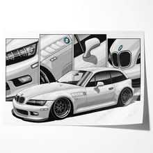 Load image into Gallery viewer, BMW Z3 Coupe #082- #090