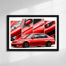 Load image into Gallery viewer, Honda Civic 07th Gen Sedan 2004 2005 Facelift #418 - #426