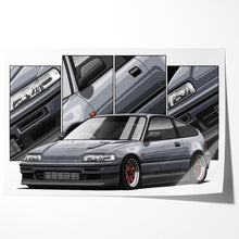 Load image into Gallery viewer, Honda CRX 2nd Gen 1988 - 1991 #028 - #036